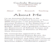 Tablet Screenshot of carlislerainey.com